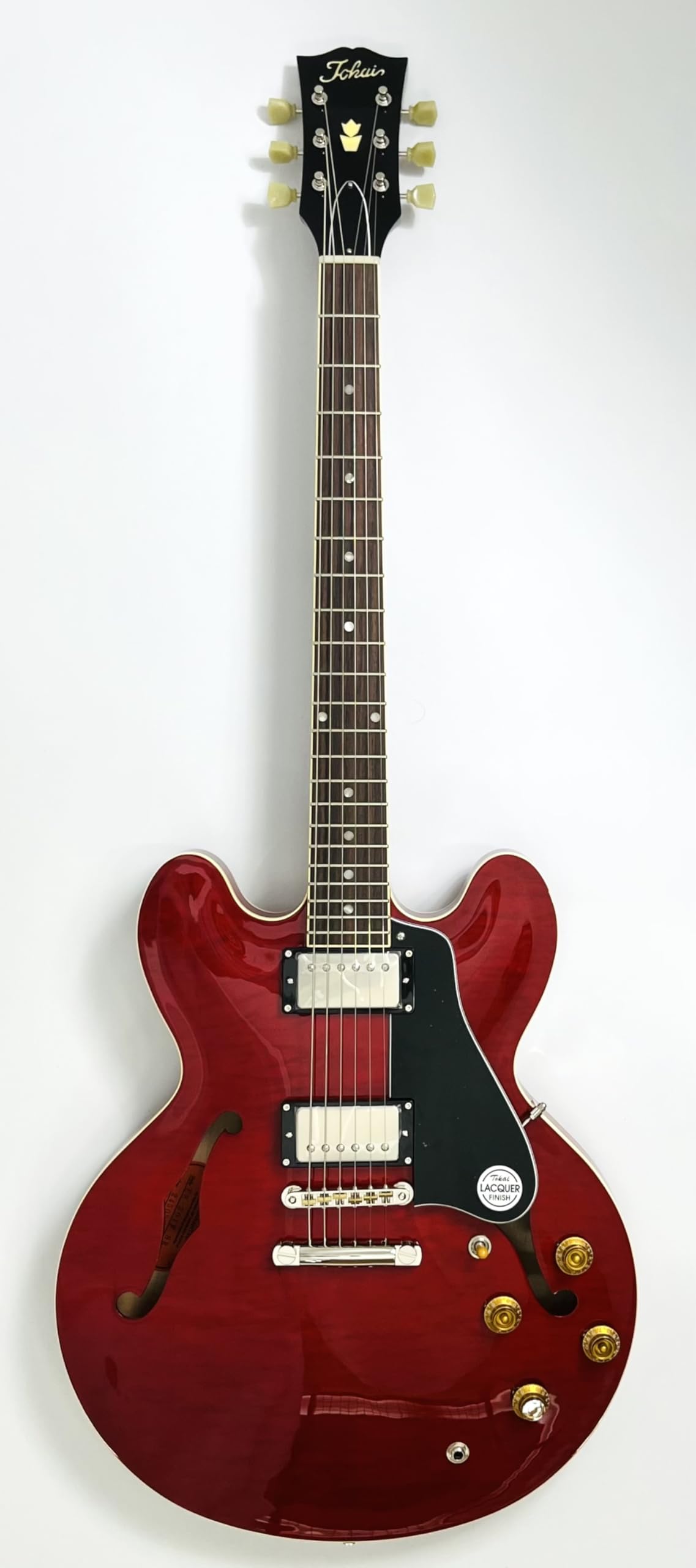 Tokai ES-201F SR 新品同様・美品 Tokai Set neck ESシリーズ セミアコースティックエレキギターES