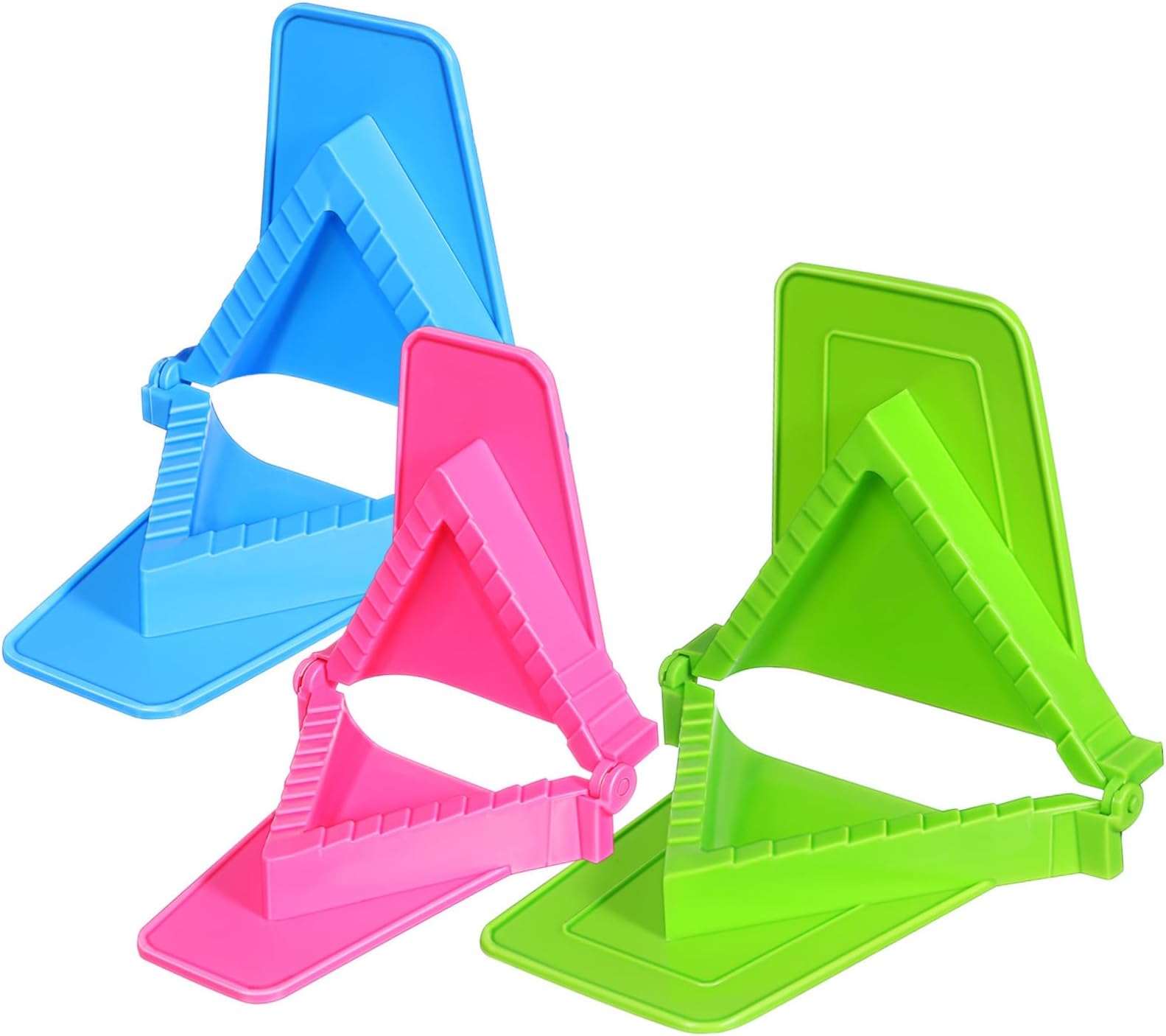 Generic 3pcs Square Dumpling Maker Set Plastic Non-stick Pierogi Press Manual Wrapper for Dumplings Wontons Empanadas Versatile Filling Mold Kitchen Cooking Tool