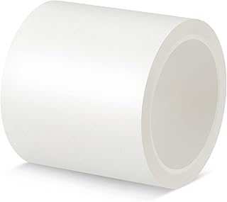 1 Roll White Vapor Barrier Tape, 3.78 Inch x 55 Yards Adhesive Seam Tape, Polyethylene Insulation Tape Waterproof Sealing Tape Construction Tape Moisture Barrier Tape for Crawlspace or Marine UseV