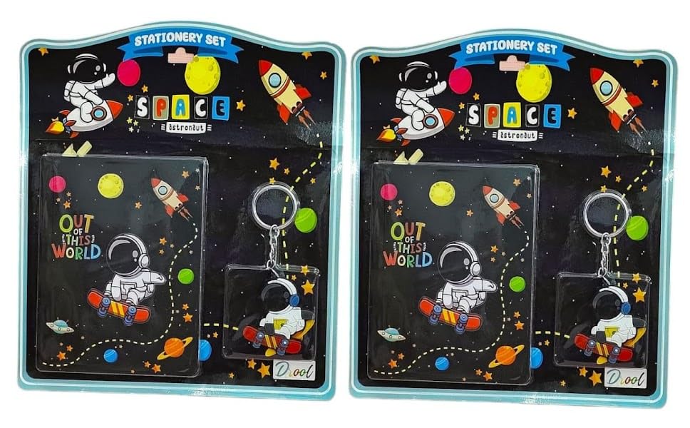 TERA 13 Space Diary For Boys (2 pcs) Note Book Diary For Kids, Space Return Gifts For Boys - Kids Diary, Diary With Keychain Set Birthday Return Gifts For Kids (B0CVS21RYT) Amazon Price History, Amazon Price Tracker