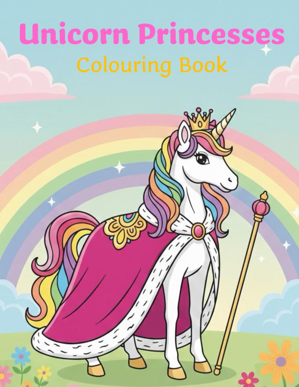 Unicorn Princesses: Colouring Book