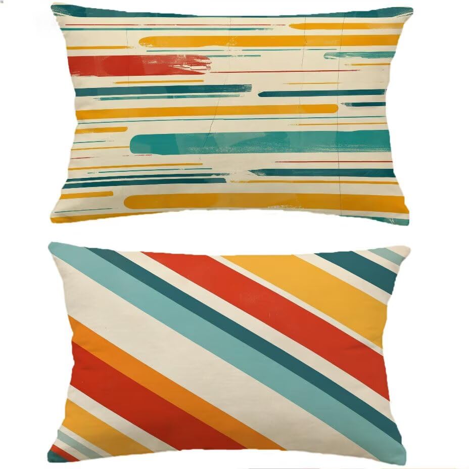 Coussin lombaire rectangulaire imperméable 50x70 pour jardin et salon