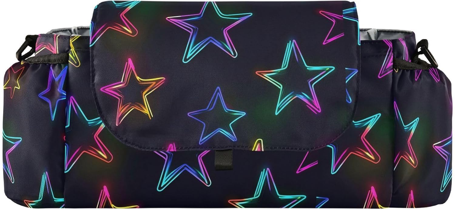 Color Fluorescent Star stroller console organizer baby caddy organizer accesories carrito para accesorios para coches de bebes