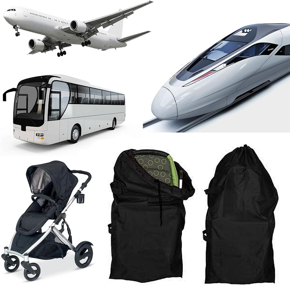 Große Kinderwagen Transporttasche 120x63cm - Wasserdichte Schutzhülle Für Flugzeug & Reisen