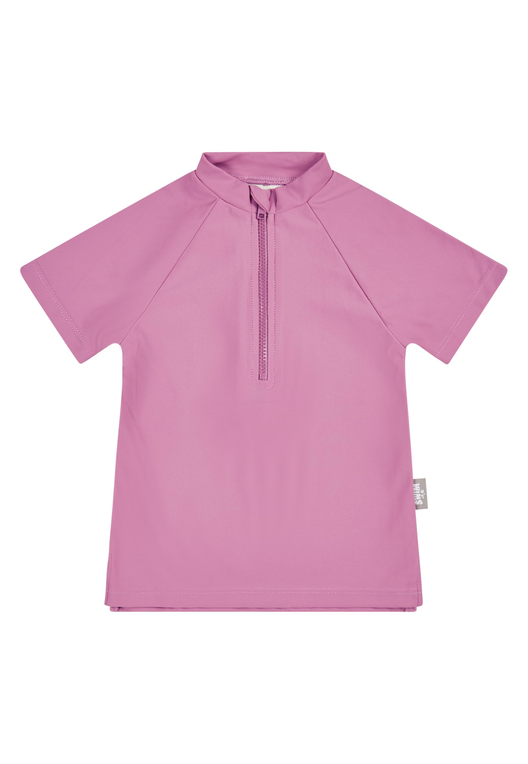 Sterntaler Badeshirt Kurzarm Uni – Kinder-Bademode aus elastischem Polyamid, Kurzarm, unifarben, Reißverschluss vorne mit Kinnschutz, Stehkragen, UV-Schutz 50+