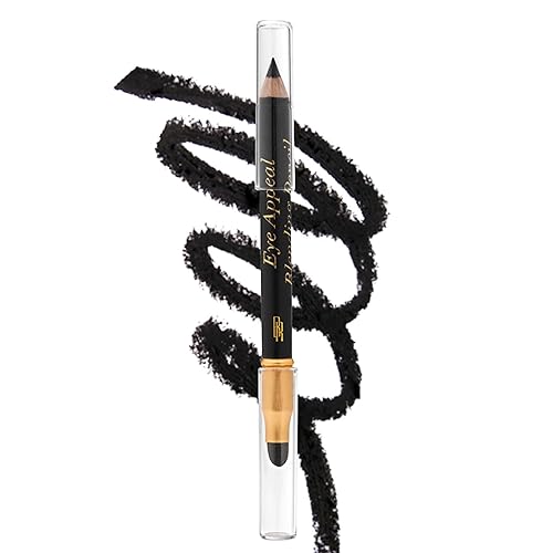 Black Radiance Lápiz mezclador Eye Appeal, negro Kohl, 0.033 onzas