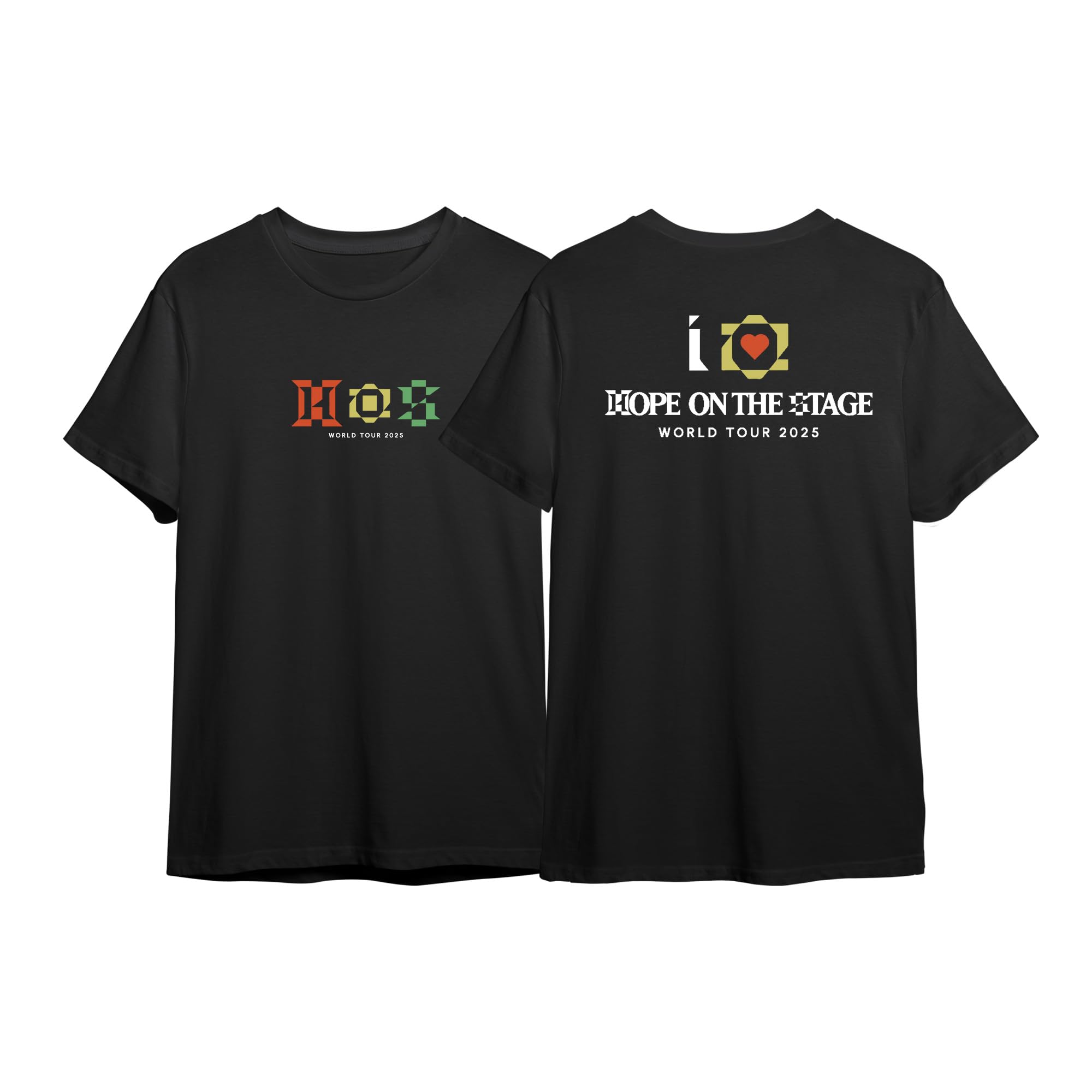 Buy BTS J-Hope On The Stage Tour 2025 Black Regular Fit Crew Neck