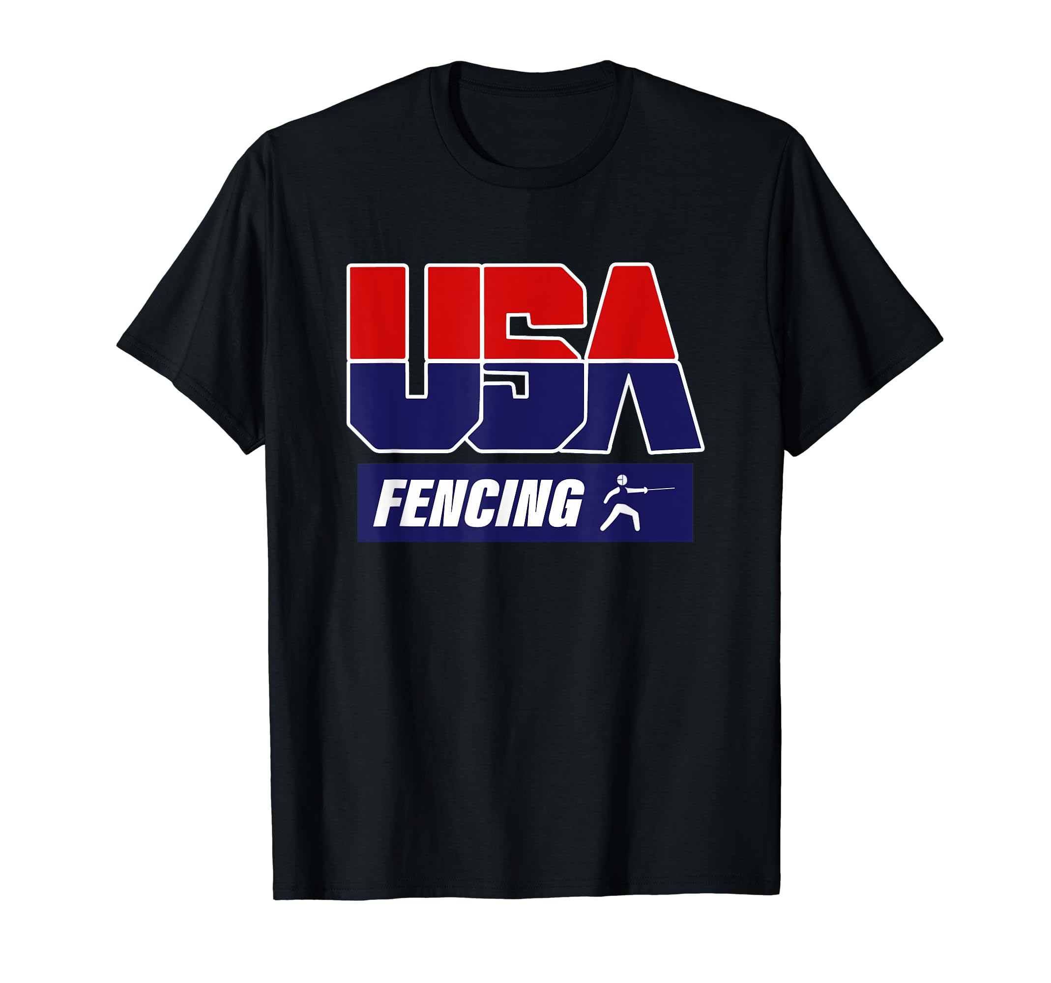 USA Team SportsFencing 2021 USA Team T-ShirtOEKO-TEX STANDARD 100