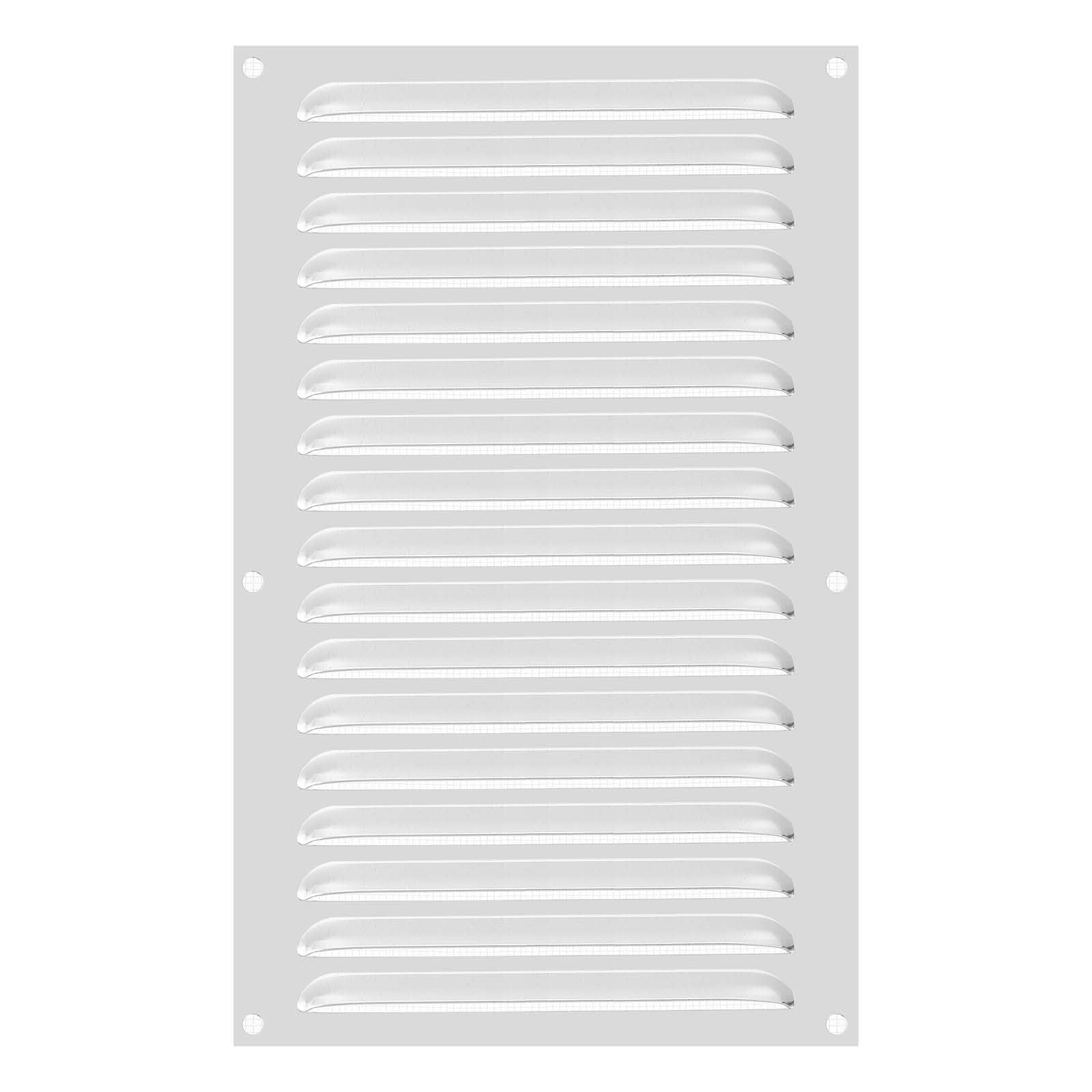 PATIKIL Griglia Di Ventilazione In Alluminio 16x10 Pollici Argento
