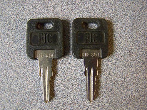 Ilco 2 FIC Camper Keys Cut to Your Code, CF,EF,HF, Codes