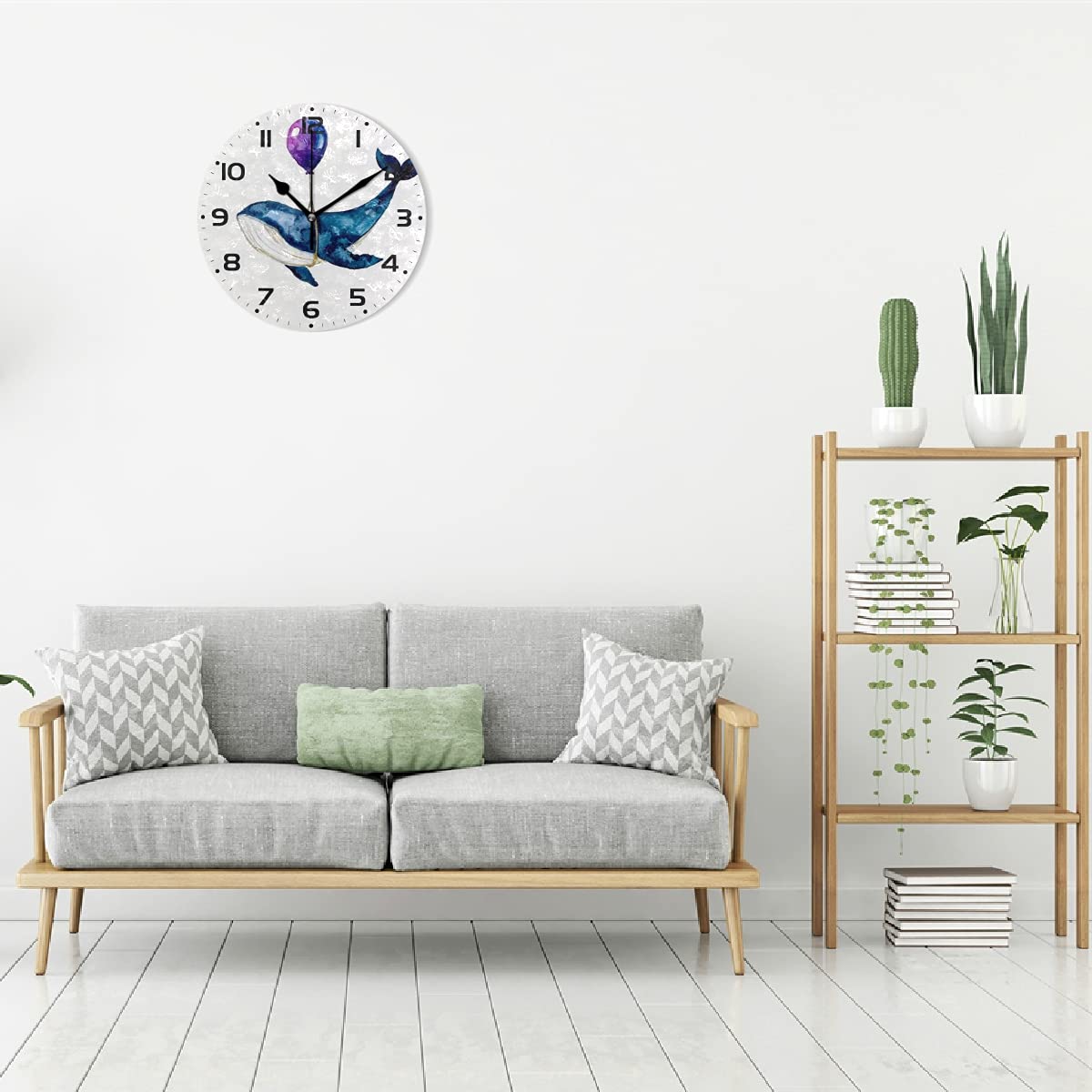 値下げ‼︎壁掛け時計　ザトウクジラ親子掛け時計 値下げ‼︎壁掛け時計 ザトウクジラ親子掛け時計