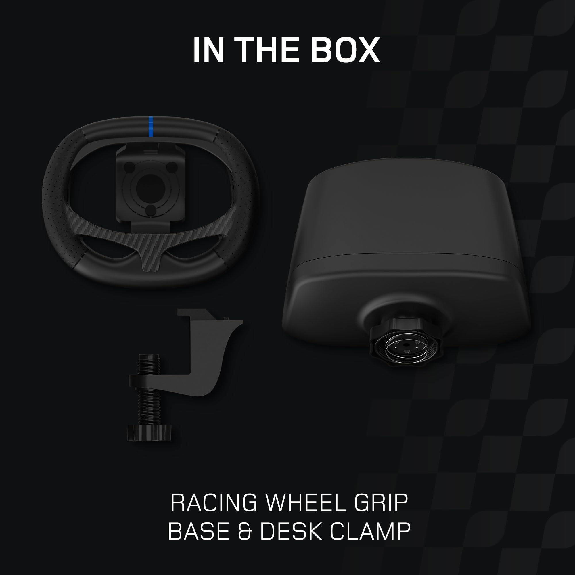 Gioteck FR5 Racing Wheel Dock zur Steuerung von DualSense und DualEdge PS5, PC, kompatibel mit Steam Deck – Automatische Zentrale – Nur für Spiele mit Bewegungssensor – Kompatibel mit GT7