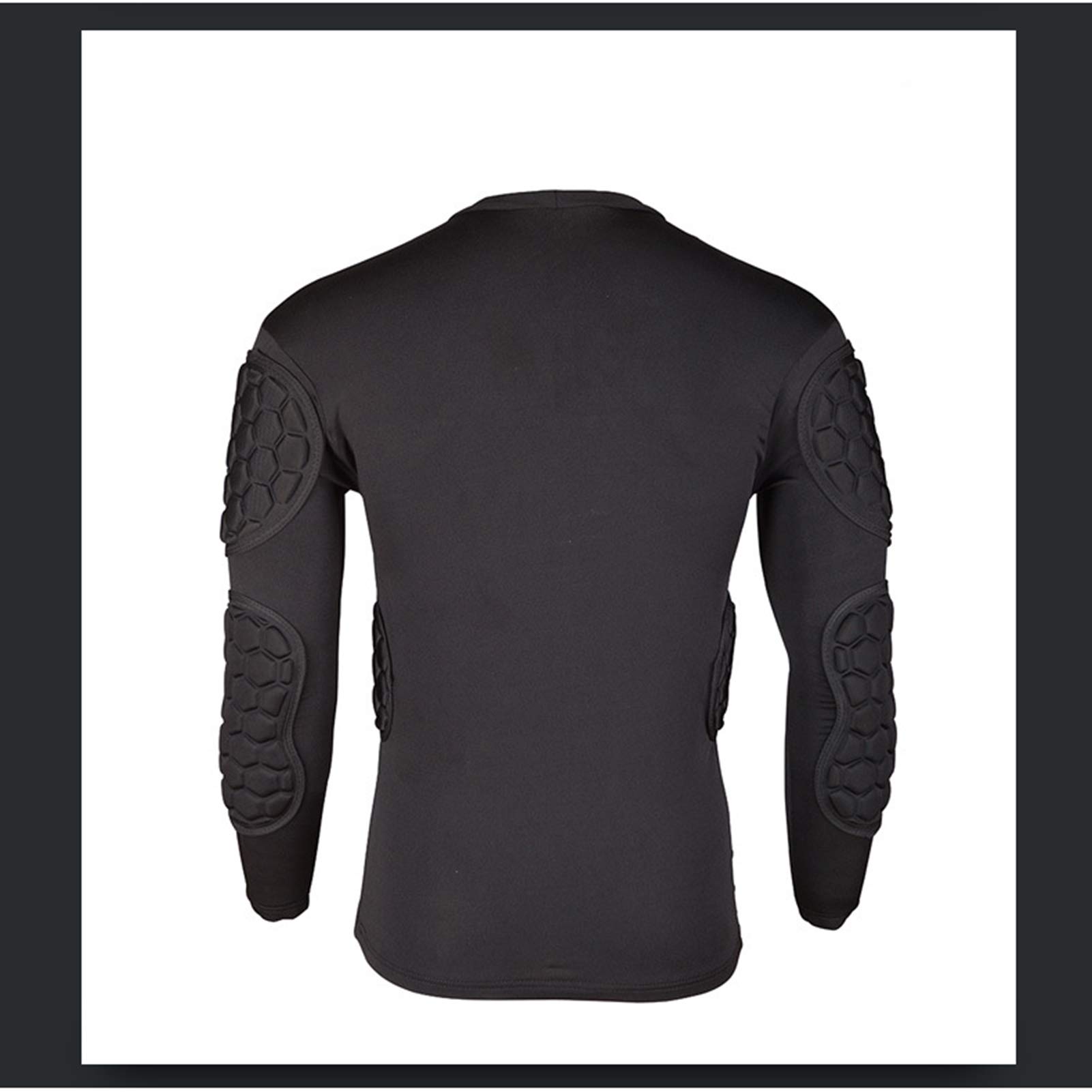 Uniforme de Portero de Fútbol Anticolisión, Jersey de Manga Larga Ajustado y Pantalones Cortos