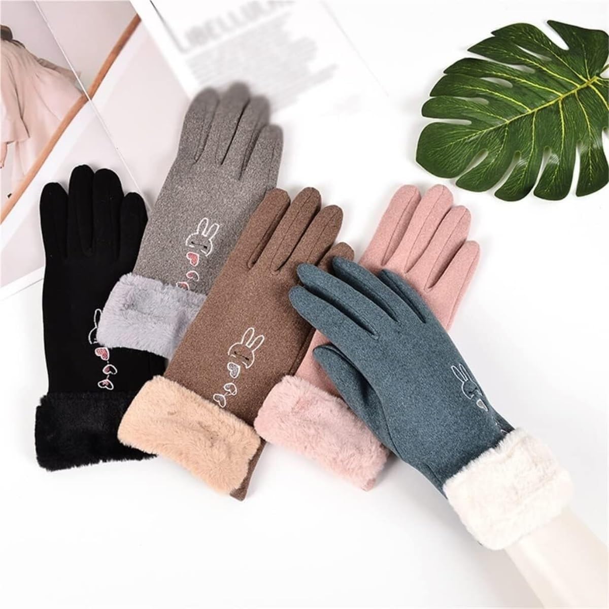 Guantes Running Guantes De Invierno For Mujer Retro Gruesos Y Cálidos Guantes De Ciclismo For Conducir Con Pantalla Táctil Guantes Deporte Hombre