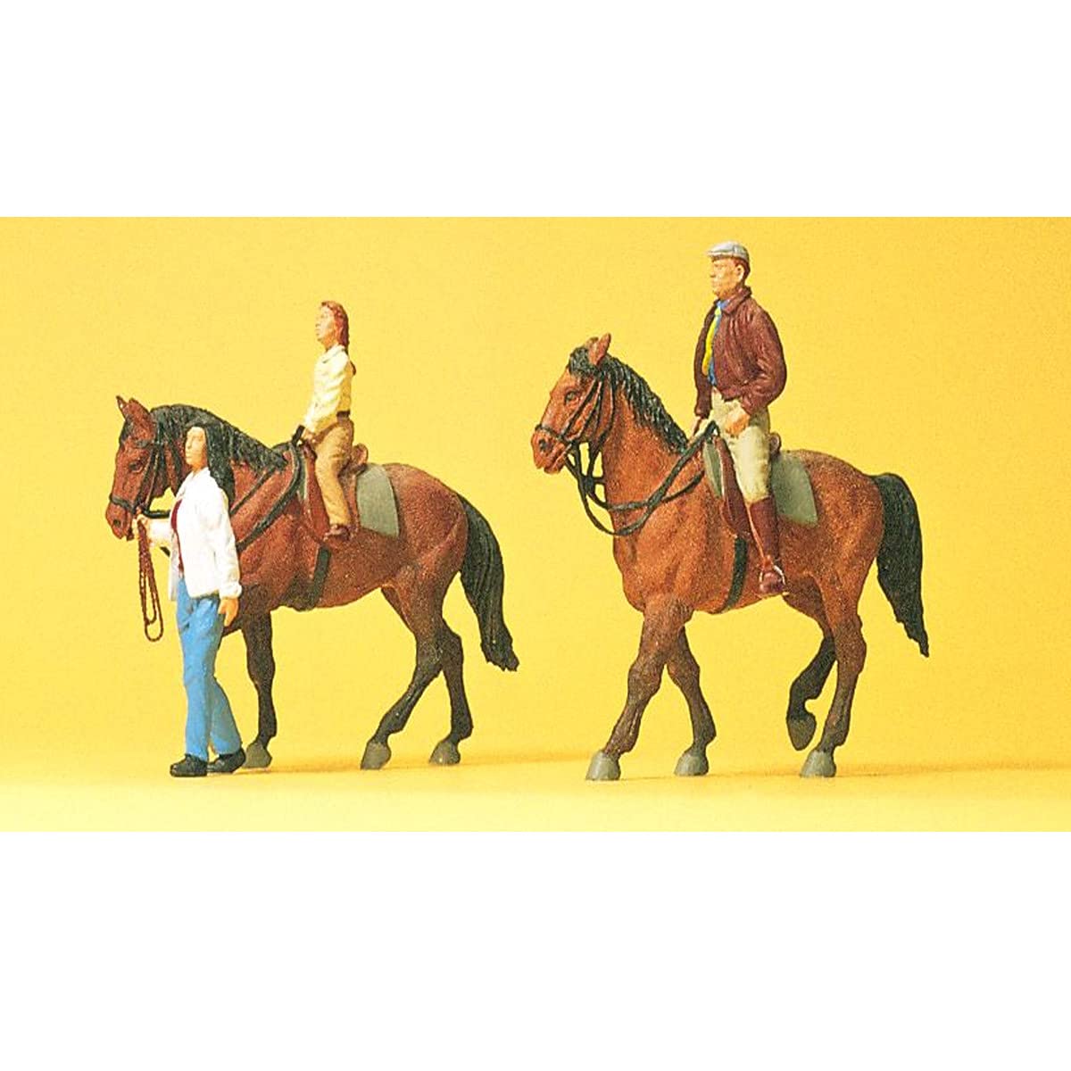 HO Scale Riders w/Horses #2