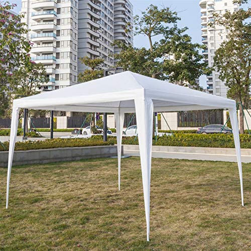 Carpa impermeable 3 x 3 m con tubos de hierro blancos miniatura 7