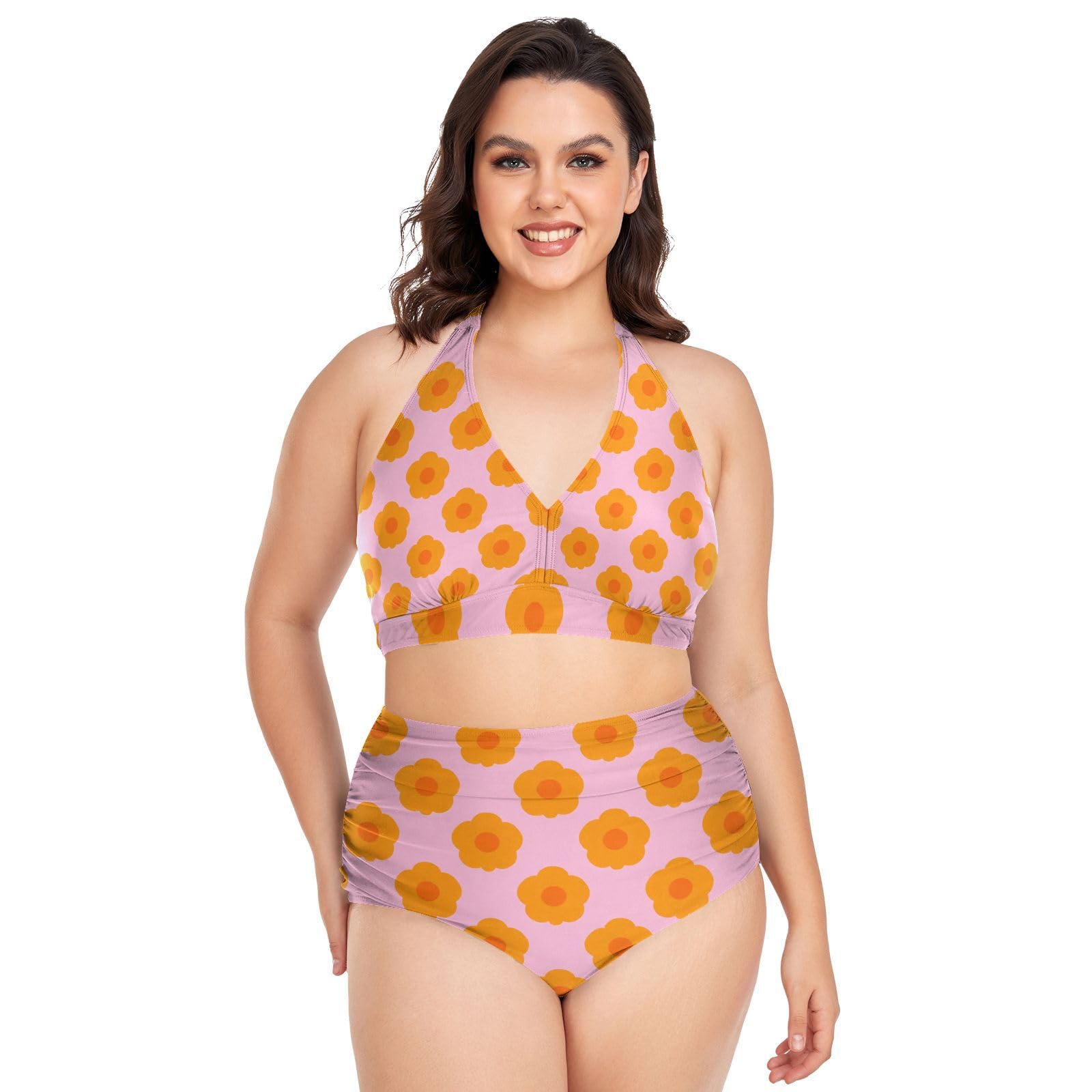 FRODOTGV Costumi da bagno donna taglie forti L-4XL