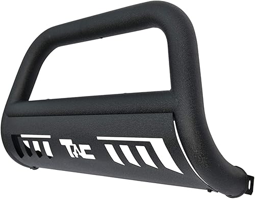 TAC Bull Bar se adapta a Toyota Tacoma Truck Pickup 2016-2023 de 3 pulgadas con textura negra para parachoques delantero, protector de escobillas,