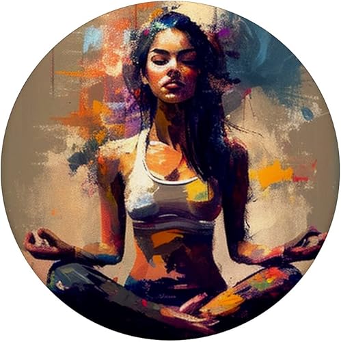 Miniatura 3 de Surya Namaskar  Mantra  Namaste  Bandha  yoga woman PopSockets Swappable PopGrip