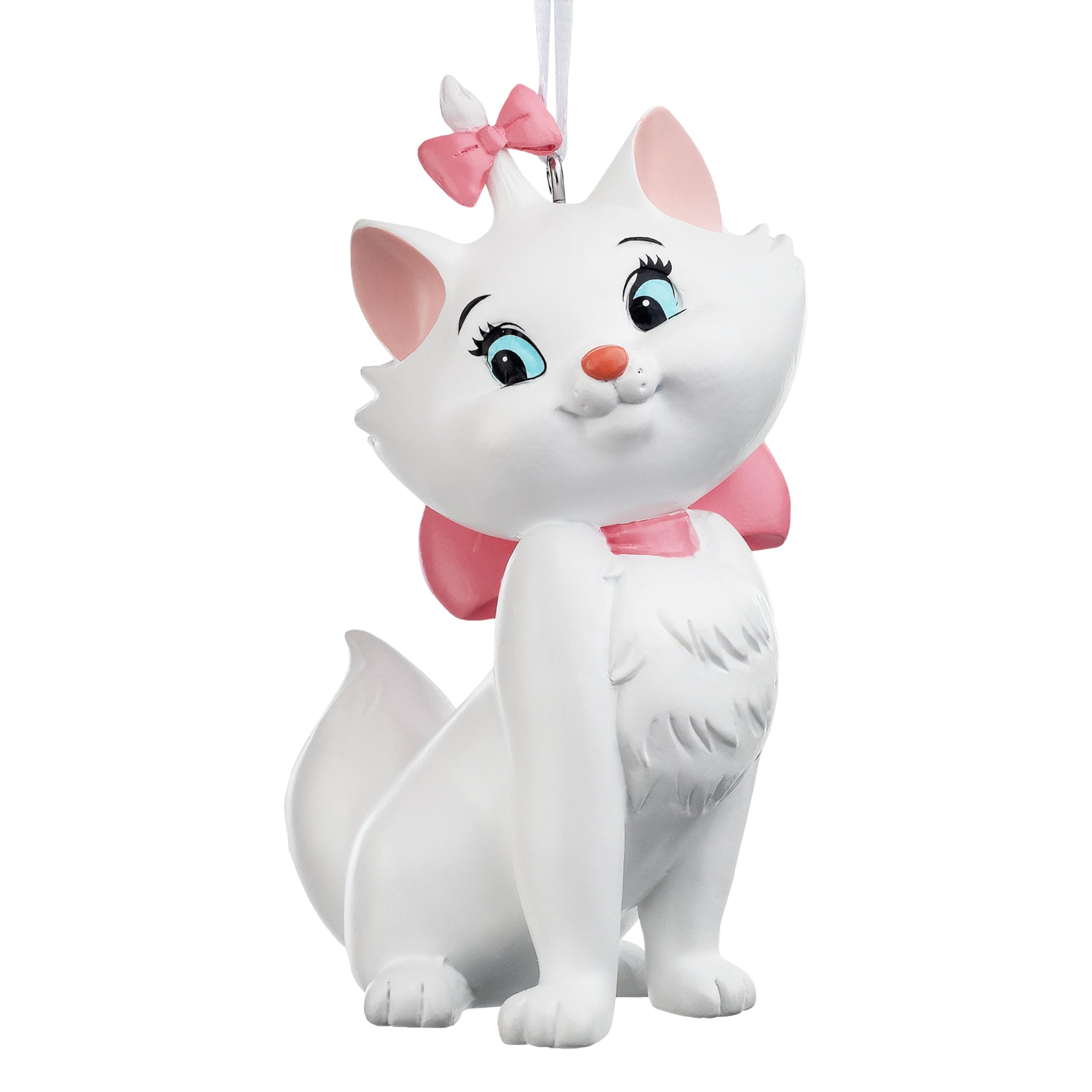 Hallmark Pink/White Collectable Disney Hanging Ornament - Aristocats Marie Design