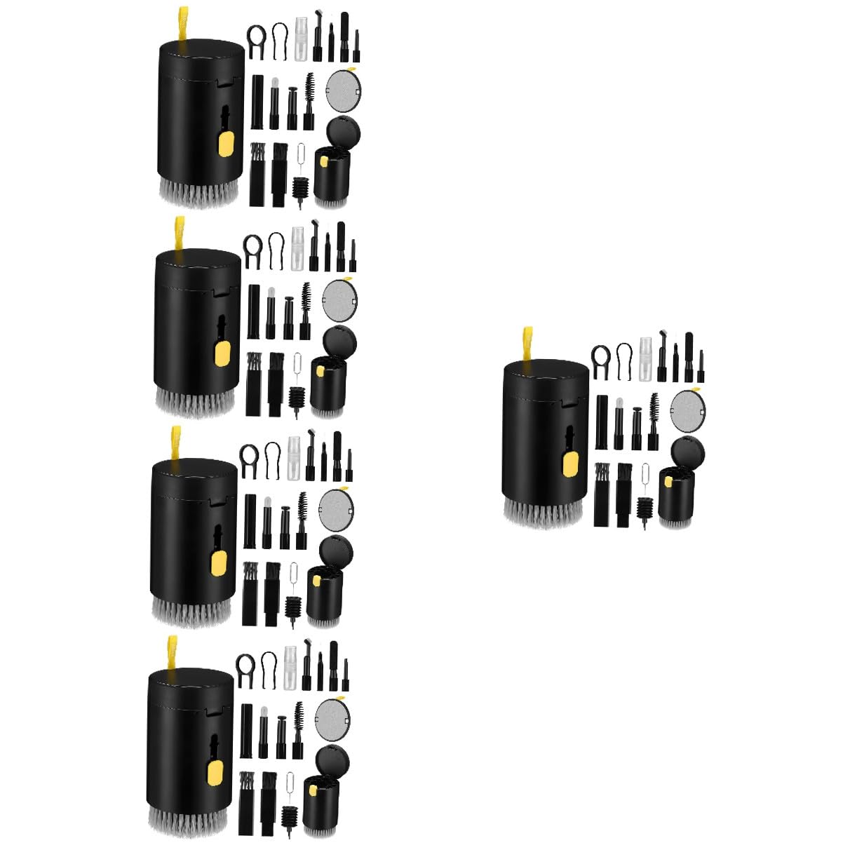 HOMSFOU 5sets Kit Di Pulizia Per Dispositivi Elettronici Completo Per Pulizia Di Laptop Obiettivi Fotocamera e Cuffie Accessori Per La Manutenzione Della Tastiera Senza Detergente