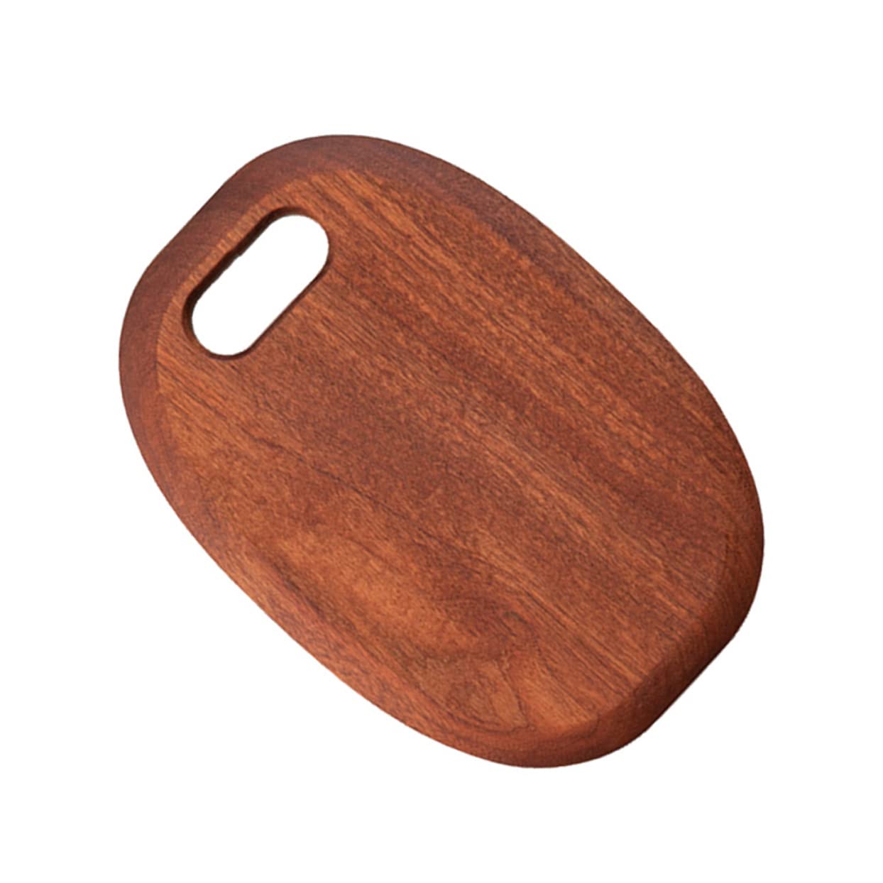 Planche à Découper en Bois Marron Épaisse Réversible Trou