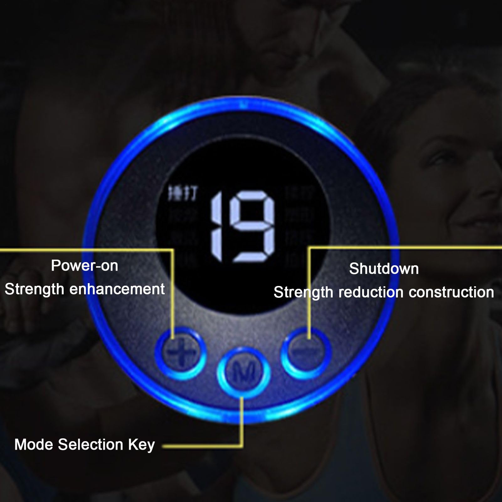 Entrenador de Glúteos - Equipo De Ejercicio con Tecnología Inalámbrica | Máquina de Levantamiento Portátil - para Uso en Casa Gimnasio Viajes Oficina y Apartamento