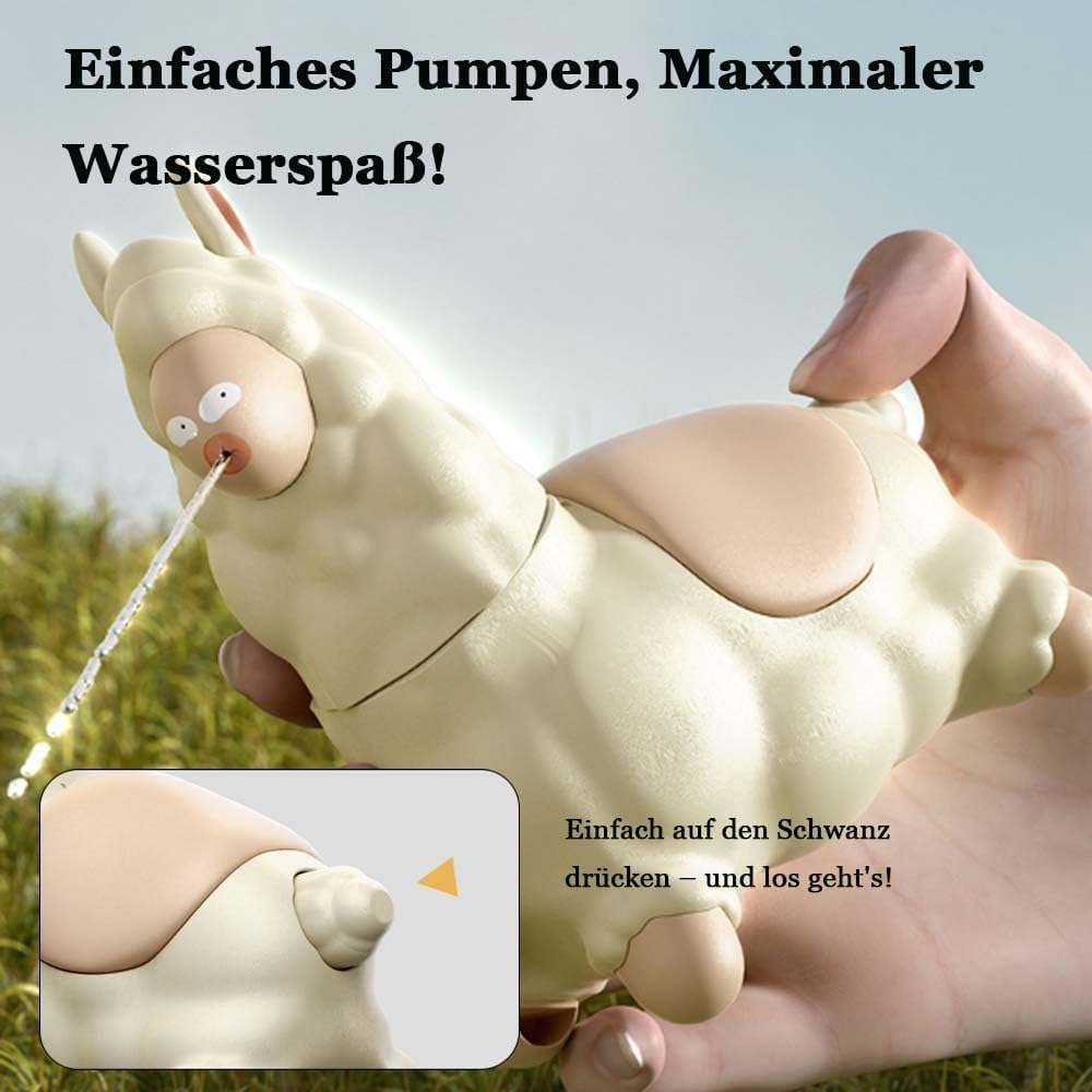 Pistolet à Eau Lama Cracheur – Jouet D’eau ABS 12x10x5,5 Cm, Pulvérisateur Animal Rigolo Pour Piscine Et Jardin