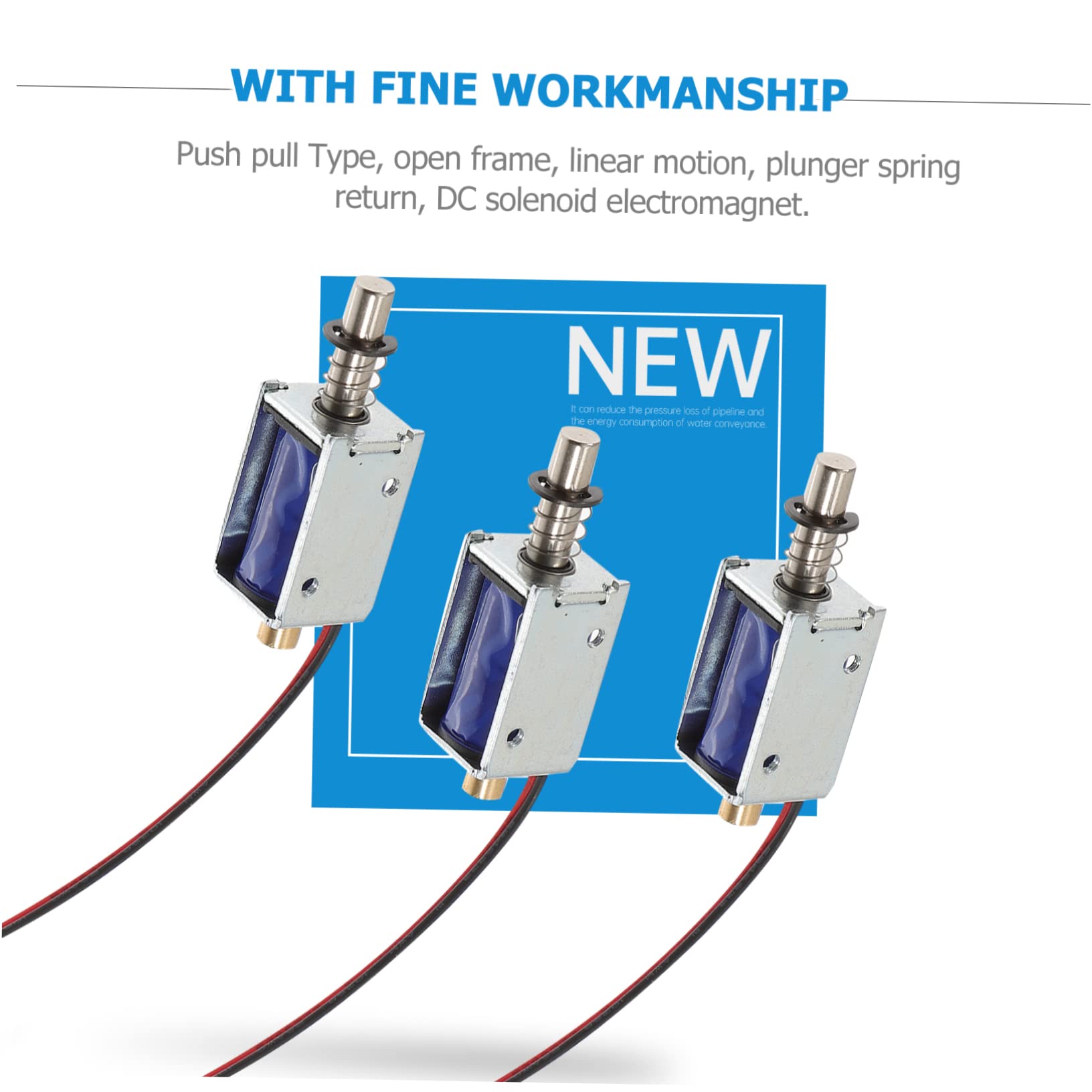 12stücke Push-Pull Elektromagnet Dc Offener Rahmen Linearbewegung Plunger Mit Feder-rückführung Für Verkaufsautomaten Und Haushaltsgeräte