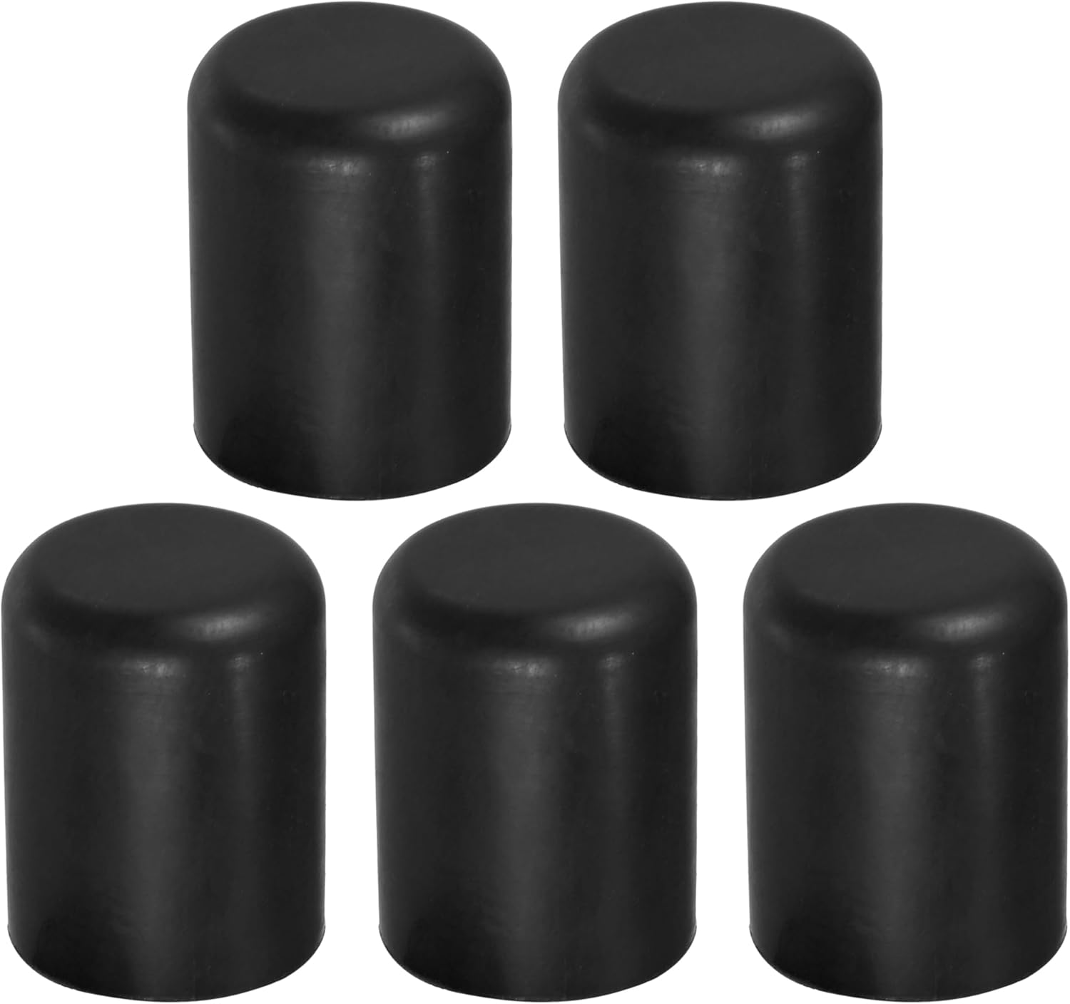 X AUTOHAUX 5 Pcs 19mm 0.75"Silicone Vacuum Hose Cover Caps