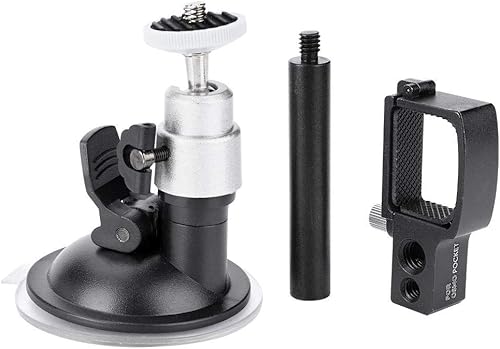 Miniatura 7 de Ventosa compatible con DJI 2, soporte de montaje para parabrisas de automóvil, barra de extensión desmontable para cámara DJI OSMO