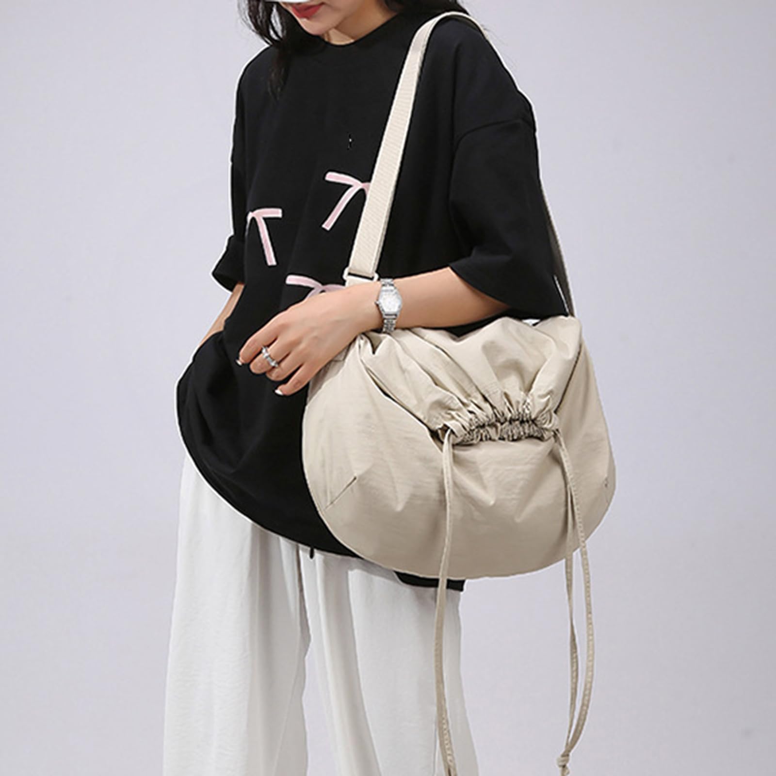 FACAILUO Umhängetasche Damen - Nylon Crossbody Tasche, Geräumig