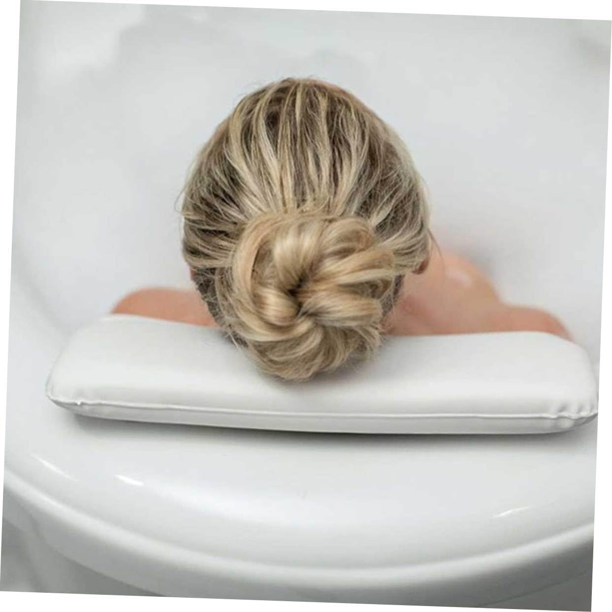 Pu Bathing Pillow Cups Comfortable Neck Rest for Spa and Bathtub Soft and Breathable Bathing Cushion for and Neck Support Easy to Install and Clean