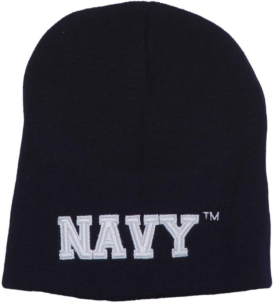 United States Navy Font Navy Short Beanie