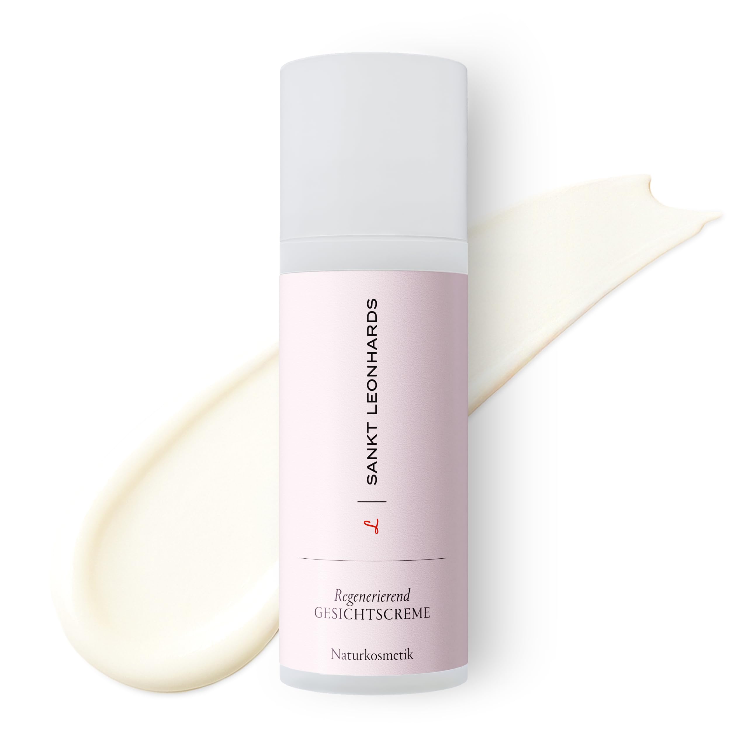 Regenerierende Gesichtscreme - 50ml - für ein verfeinertes Hautbild & Extra-Glow - mit Bio-Molke, Vitamin C & E, Avocadobutter, Nachtkerzen-, Jojoba-, Palmarosa- & Moringaöl