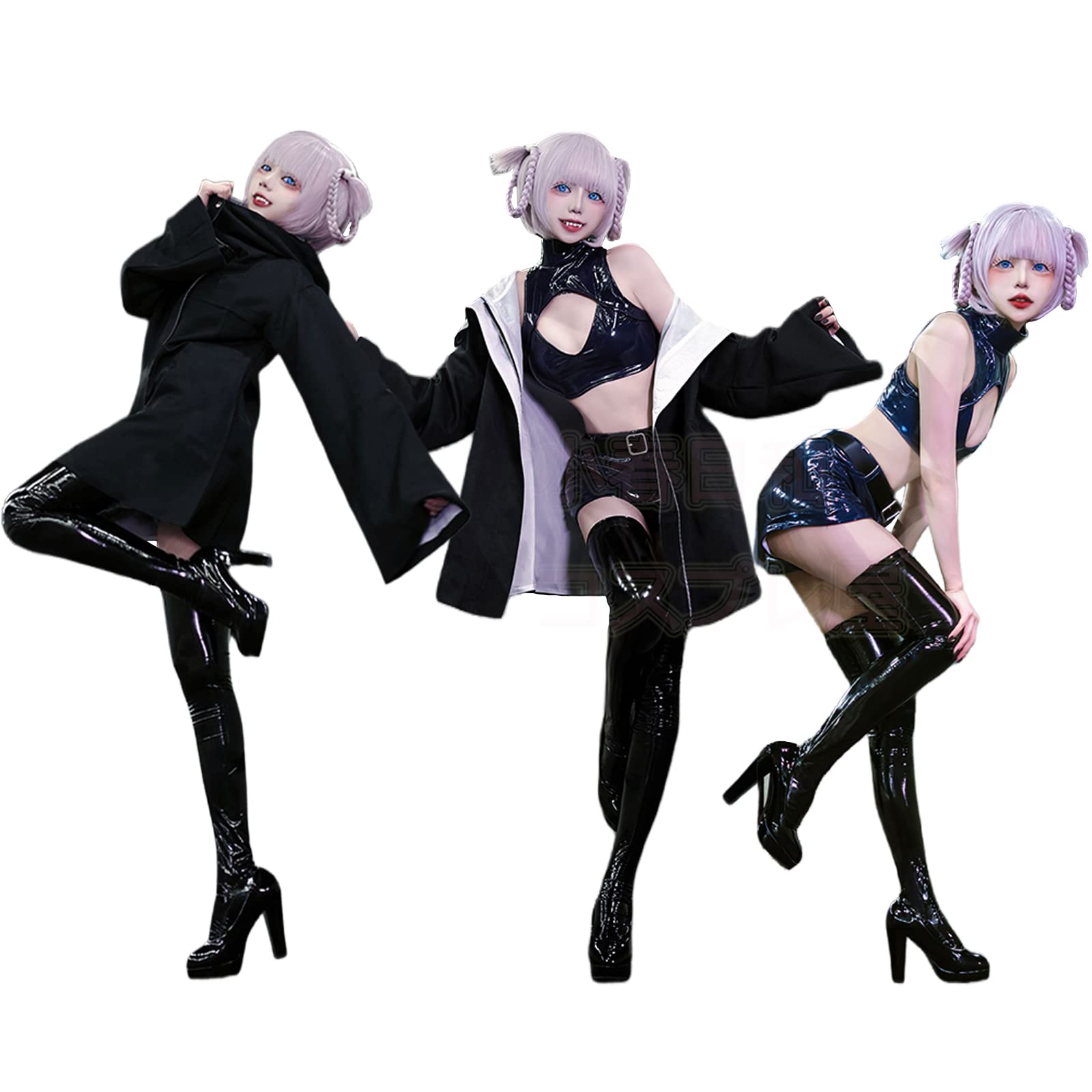 Amazon | コスプレ衣装 フルセット ウィッグを追加可能 よふかし