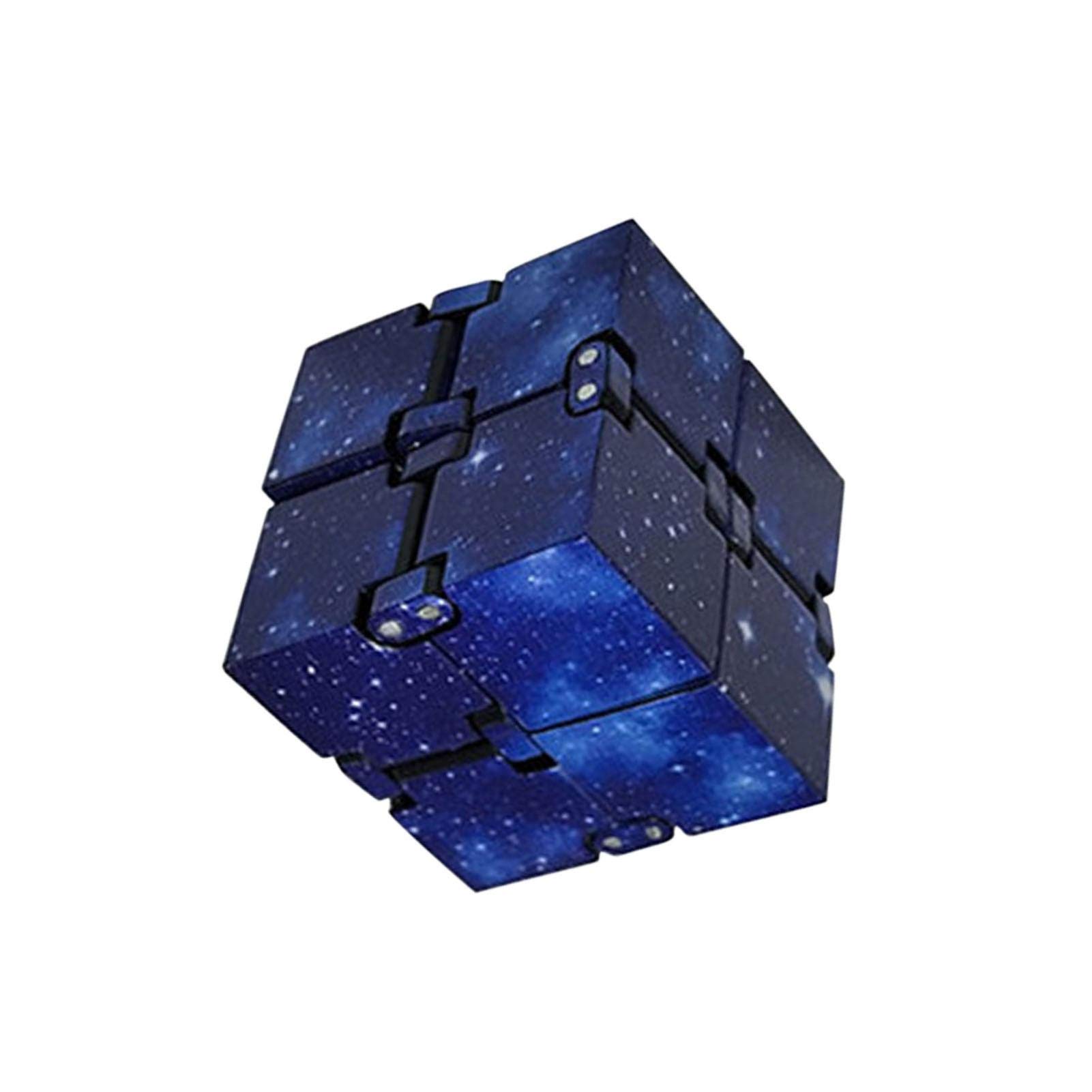 2021 Le Plus Récent Cube À Rabat Infinity, Infinity Cube Fidget New Fidget Doigt Jouet pour Développer Le Cerveau Anti-anxiété Stress Durée De l'adulte Adulte