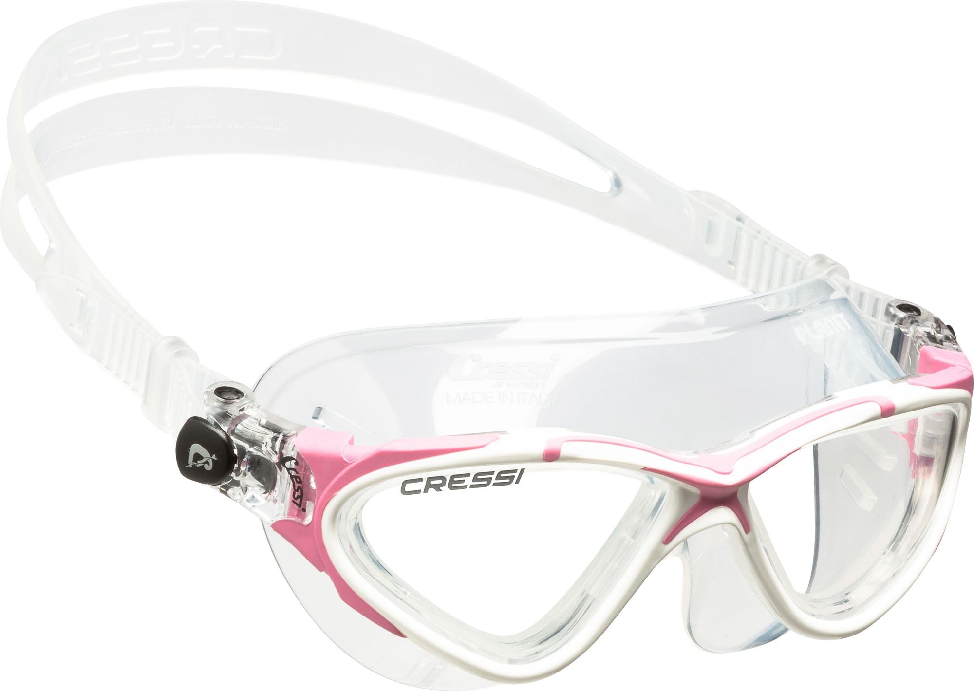 Cressi Planet Anti Fog Premium Swim Goggles Mask, 100% Anti UV (Made in Italy)