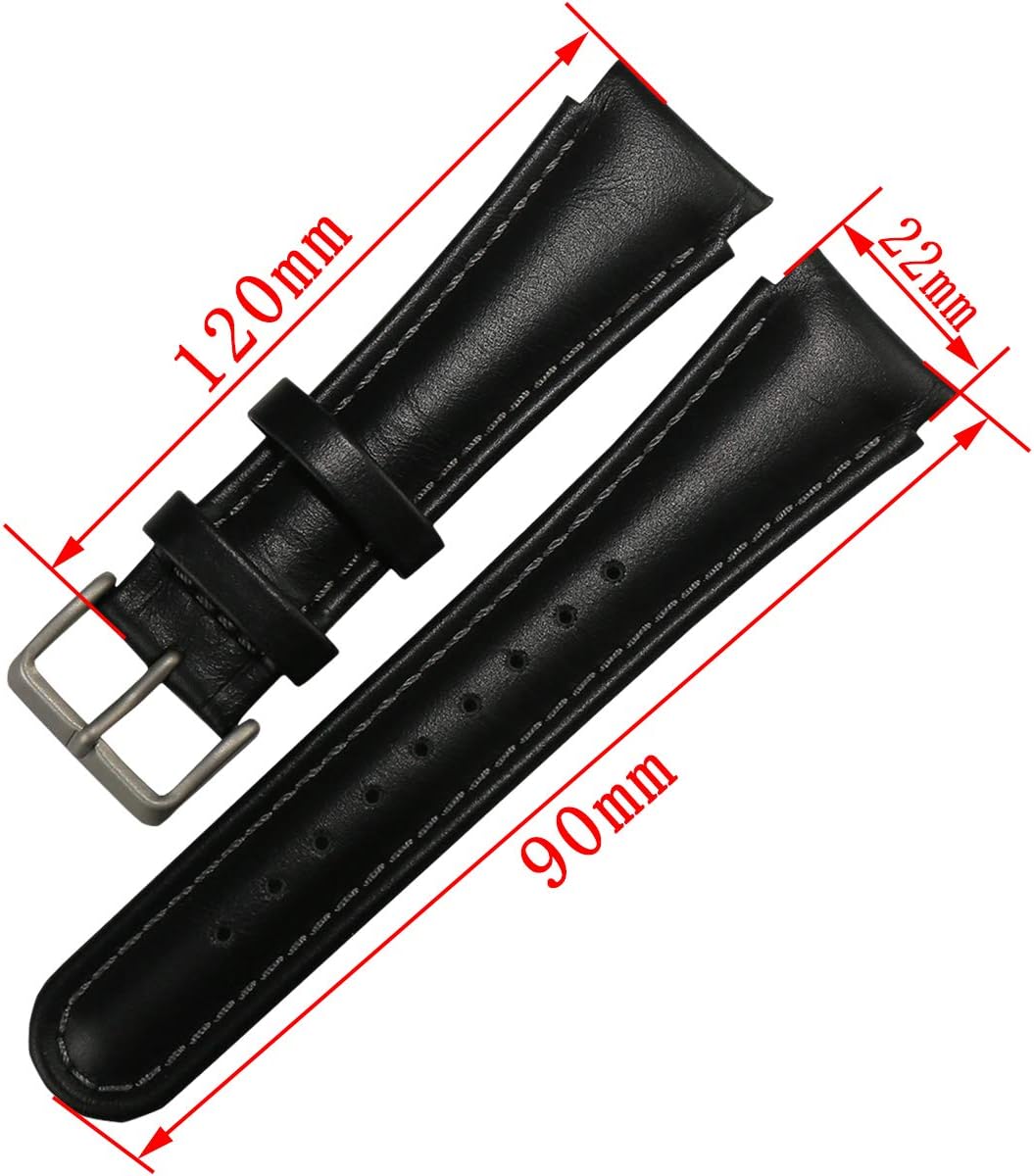 Men Leather Watch Strap Replacement for suunto x-Lander Military Watch Band Wrist Band
