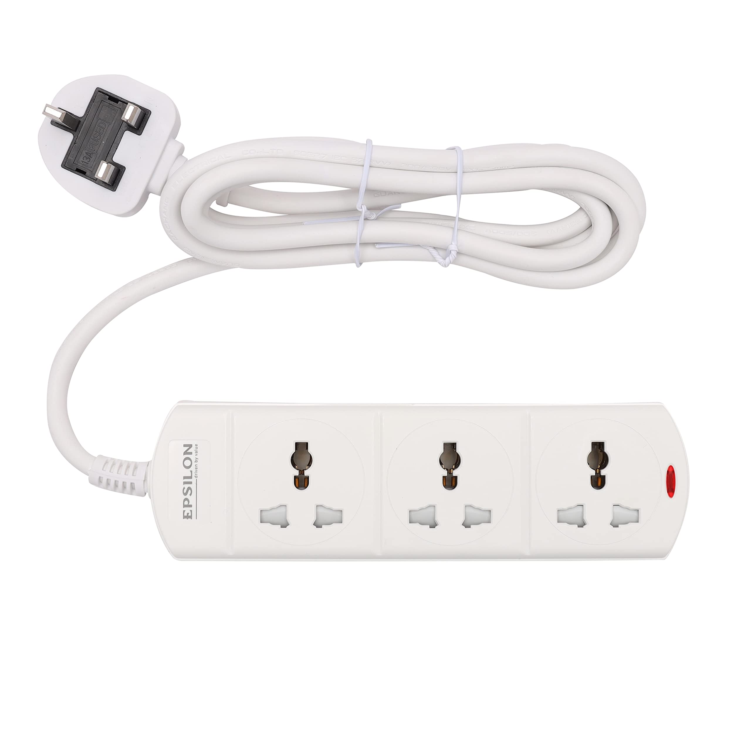 Epsilon 3 Way Extension Socket- ES1109