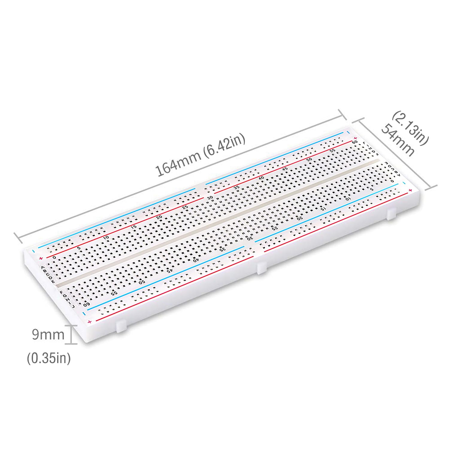 Breadboard Power Supply HiLetgo 3pcs MB-102 Breadboard Kit - 830 Point ...