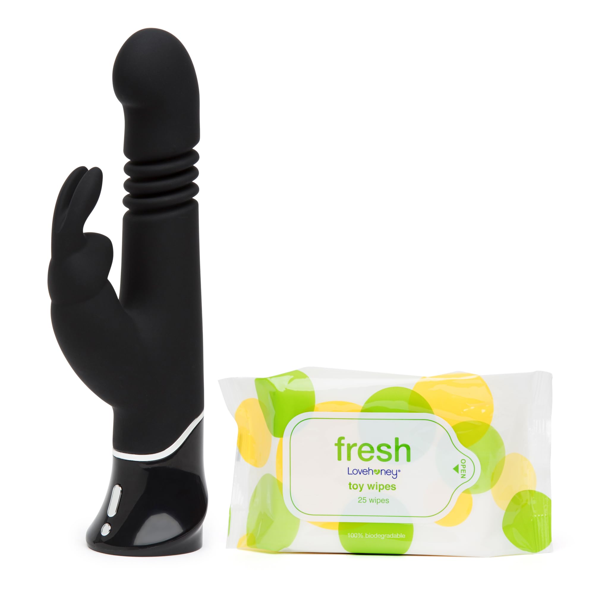 greedy girl thrusting vibrator Honey Play Box Tickler Wiggling G-Spot Vibrator & Tapping Clitoral Sti