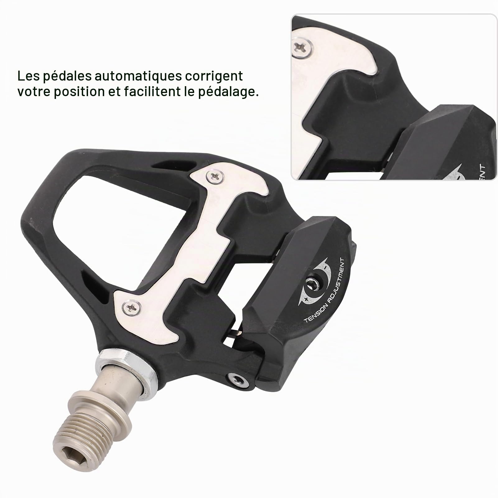 Look Pédales, Pédales Vélo de Course, SL Cycling Road Bike Auto-Bell Pédales avec Remplacement de Remplacement de Remplacement de Réparation de Réparation de la Réparation de