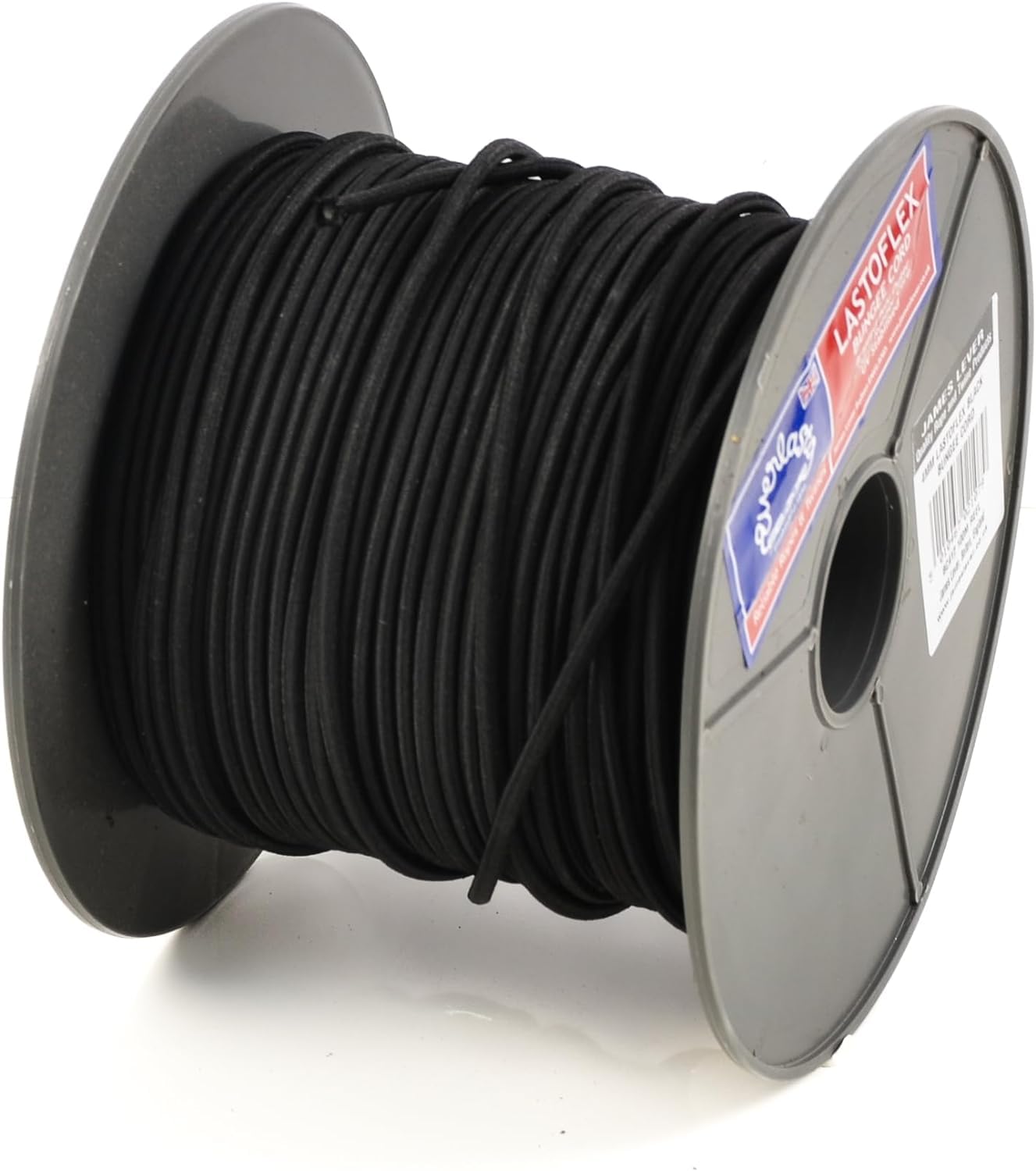 Everlasto Black 'Lastoflex' Elastic Shock Bungee Cord Rope 4Mm X 20M
