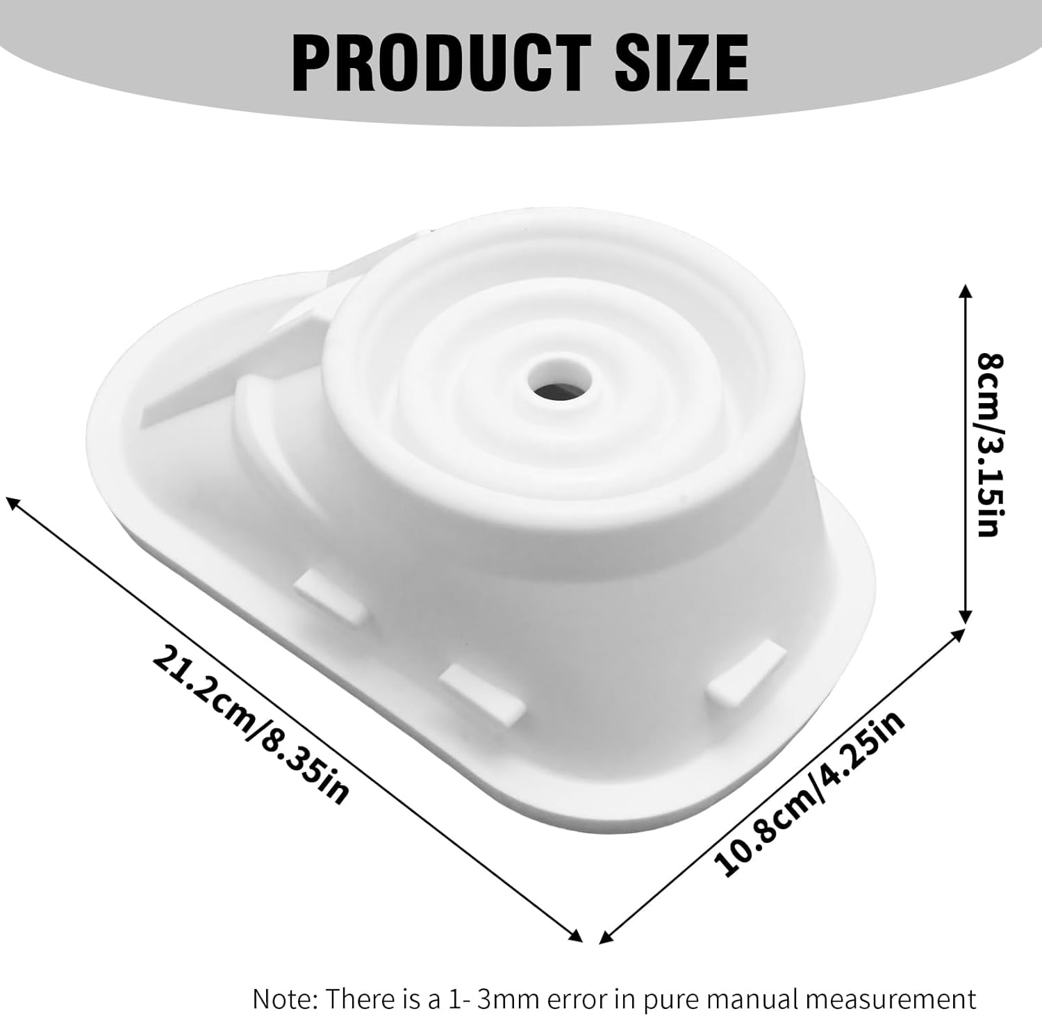92169185 White Rubber Manual Transmission Shift Boot Lower, Replacement for Pontiac GTO 2004 2005 2006