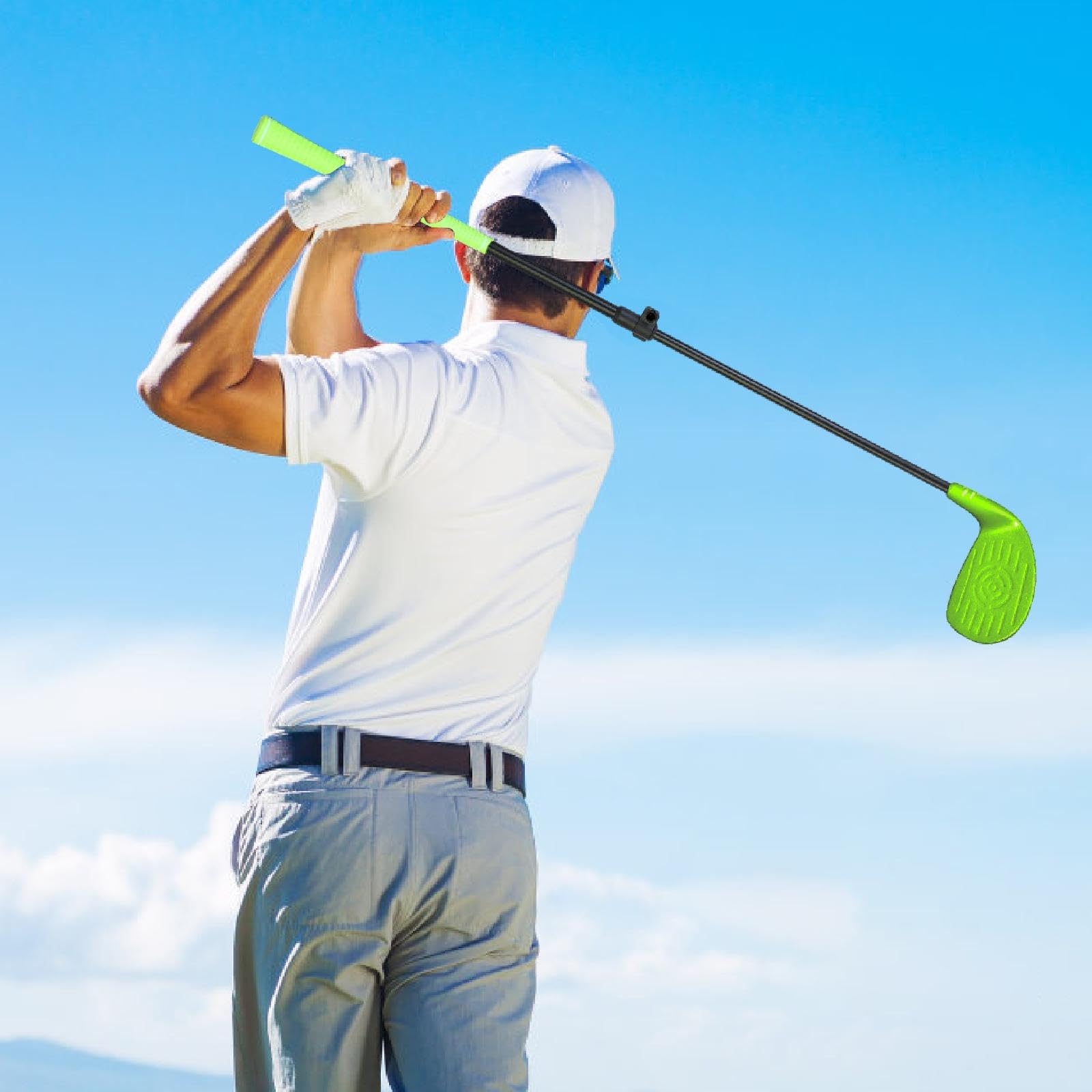 Wedge de Golf para Niños, Ajustable, Ligero, con Empuñadura Ergonómica, Palo de Golf para Chipping, Ideal para Parques, Exteriores Y Jardines.