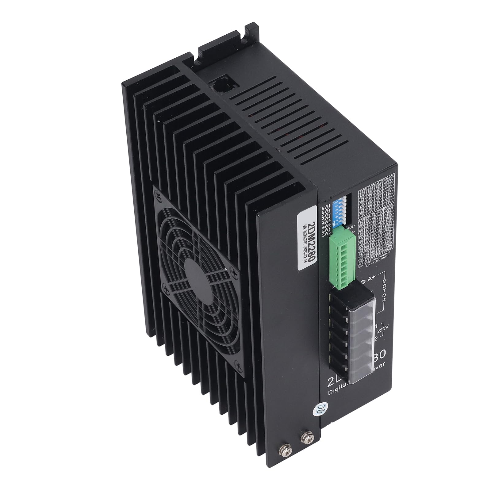 Driver per Motore Passo-passo, Driver Microstep DSP Bifase 220 V CA da 2,2 A A 82 A Picco da 80 A 200 KHz Ingresso per Motori - Nema42 da 110 Mm Automazione CNC Controllo Industriale