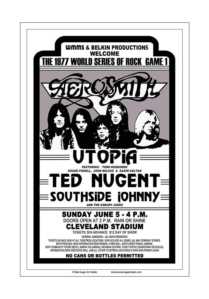Amazon.com: Raw Sugar Art Studio Aerosmith/Todd Rundgren/Ted