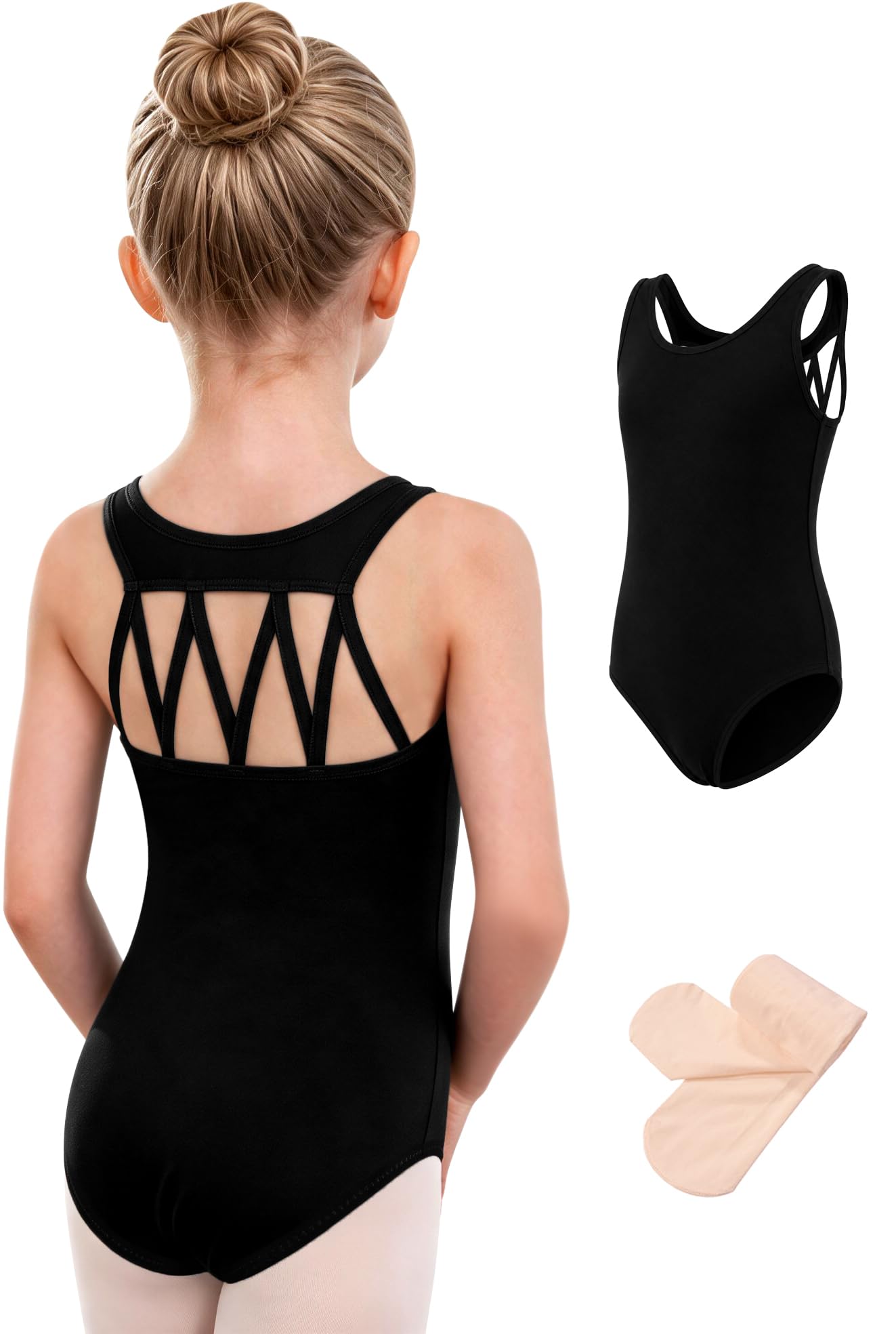 DANSHOW Tank Dance Leotard for Girls Toddler Ballet Leotard
