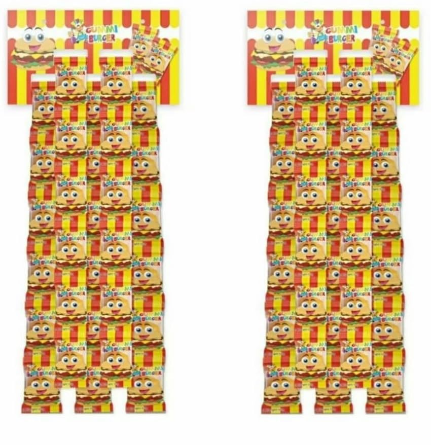 Campfire Gummy Candy Look Of A Classic Burger 8gm X 60 Pcs Packet Each 480gm (Pack Of 2)